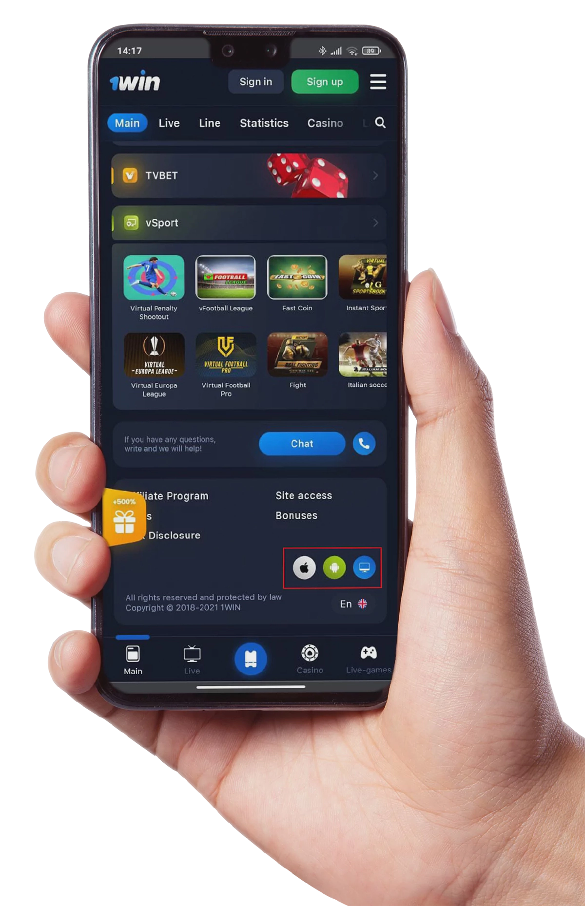1win APP Download