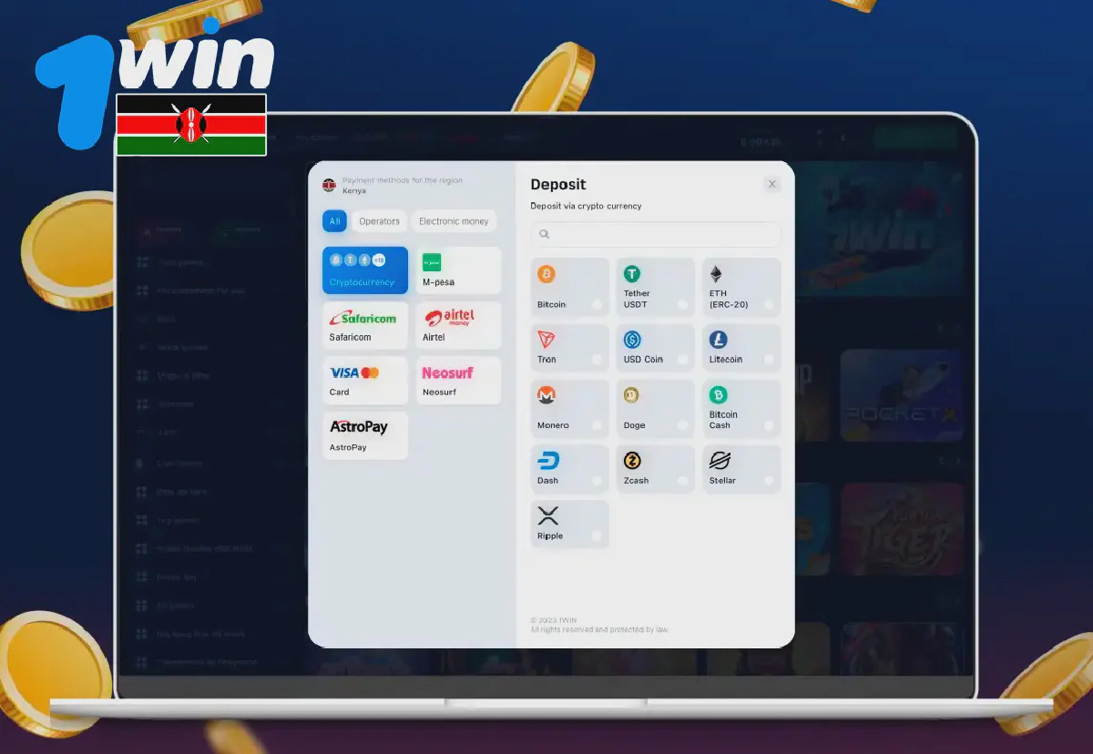 1win Deposit Methods Kenya